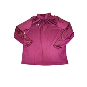Under Armour 2Xl men’s half zip heat gear burgundy